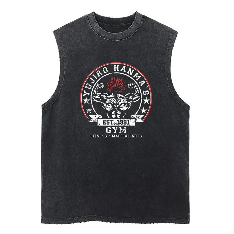 Baki Men and Women Washed Old  - Japanese Summer Clothing Men review and price