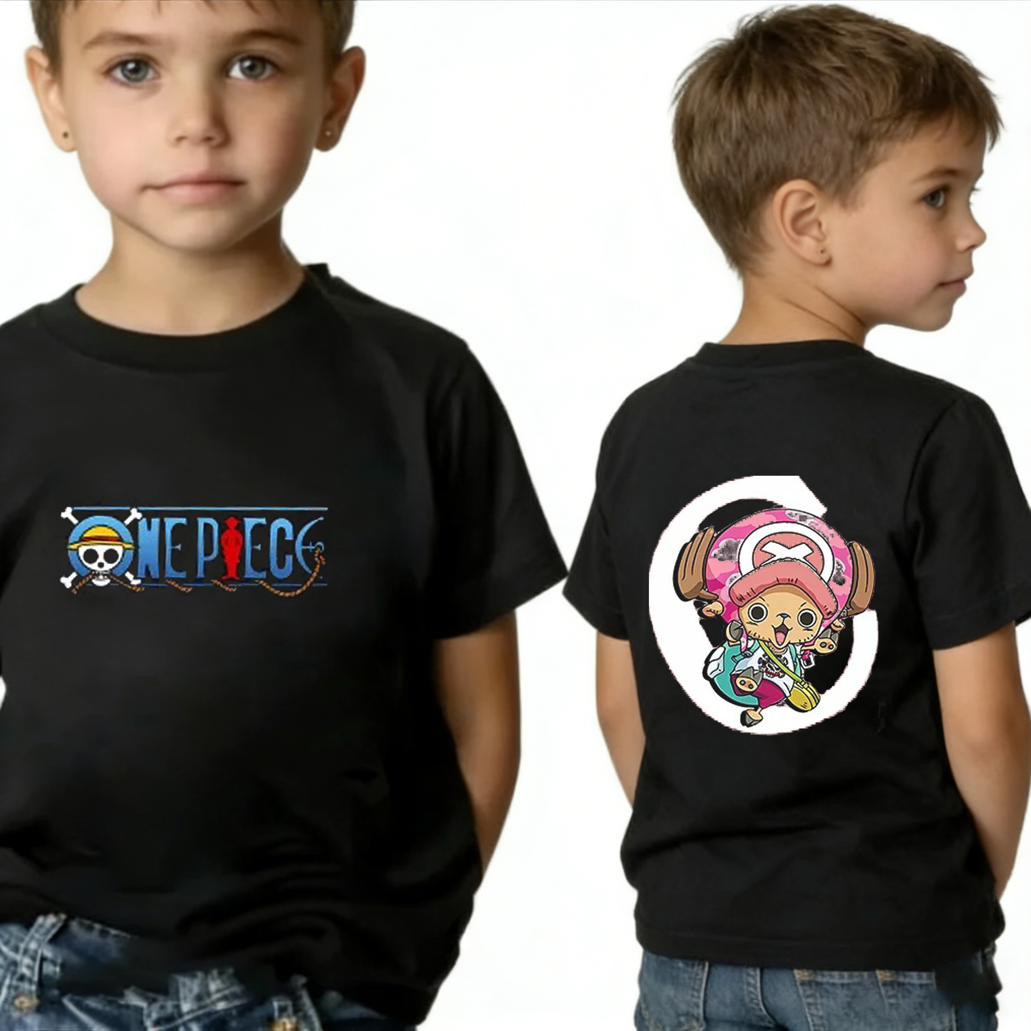 One Piece Boy's Girl's T Shirt - Summer Clothing For Japan review and price