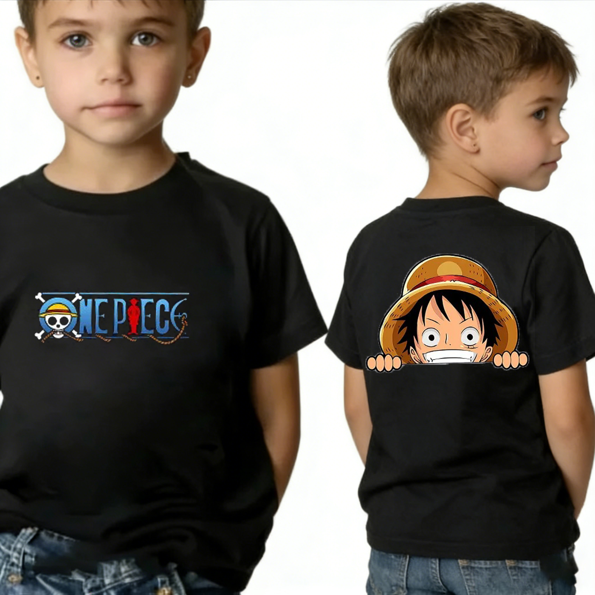 One Piece Boy's Girl's T Shirt - Summer Clothing For Japan review and price