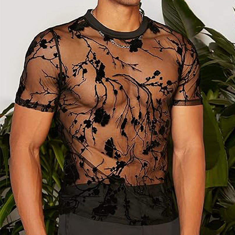 Summer Men's Clothing Mesh Lac - Summer Rose Clothing review and price