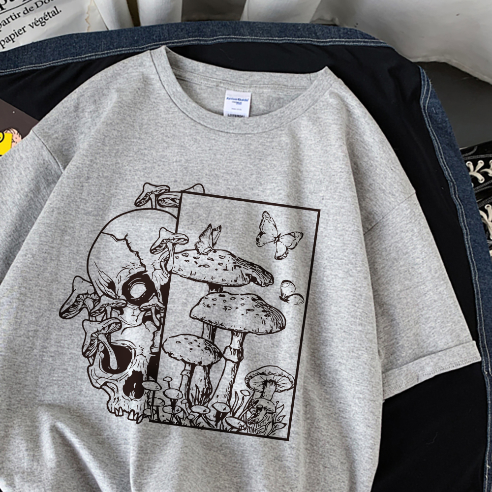 Skeleton And Mushroom Scenery  - Summer Clothing Essentials Women review and price