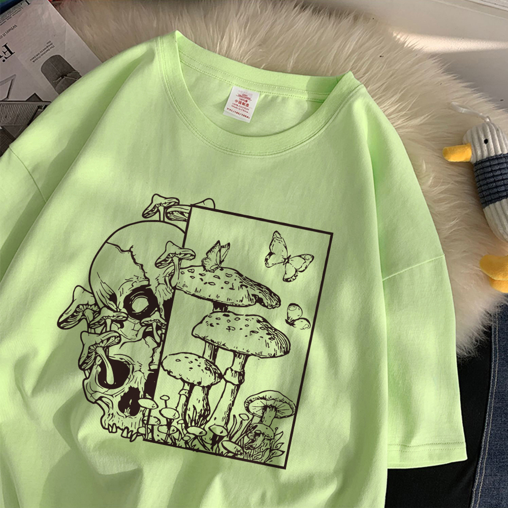 Skeleton And Mushroom Scenery  - Summer Clothing Essentials Women review and price