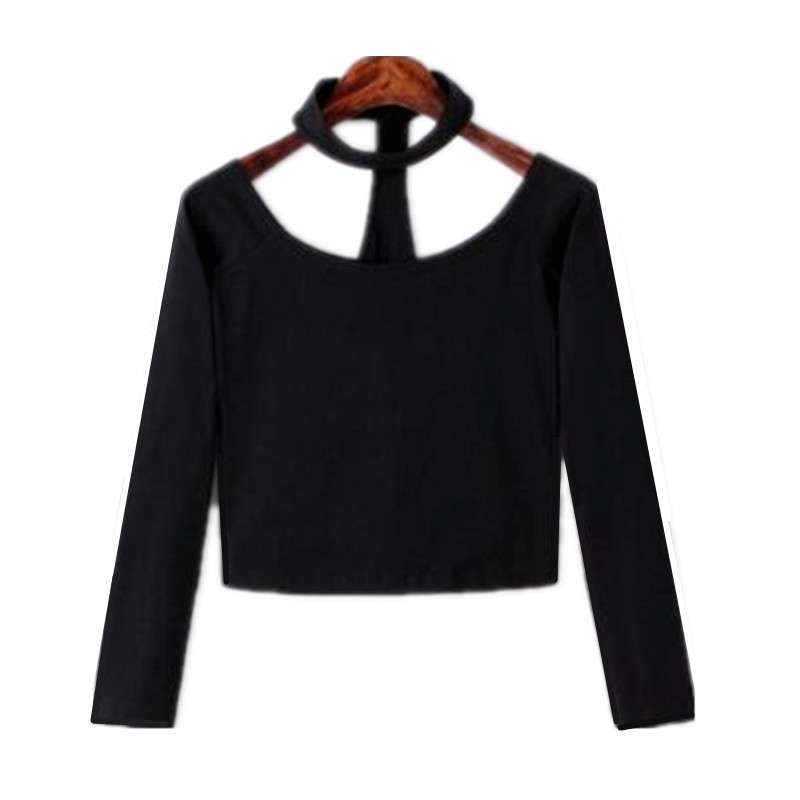 Korea style sexy slash neck bl - Halter Neck Top review and price