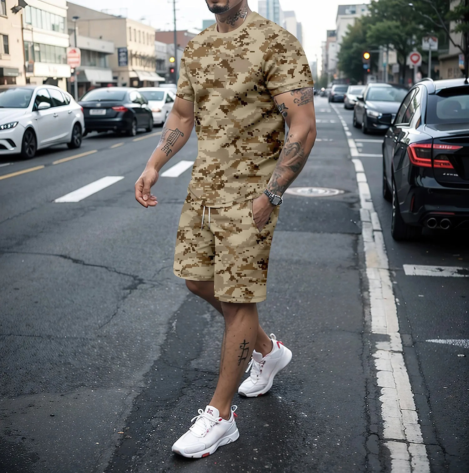 Camouflage Outdoor Tracksuits  - Summer Clothing Women review and price