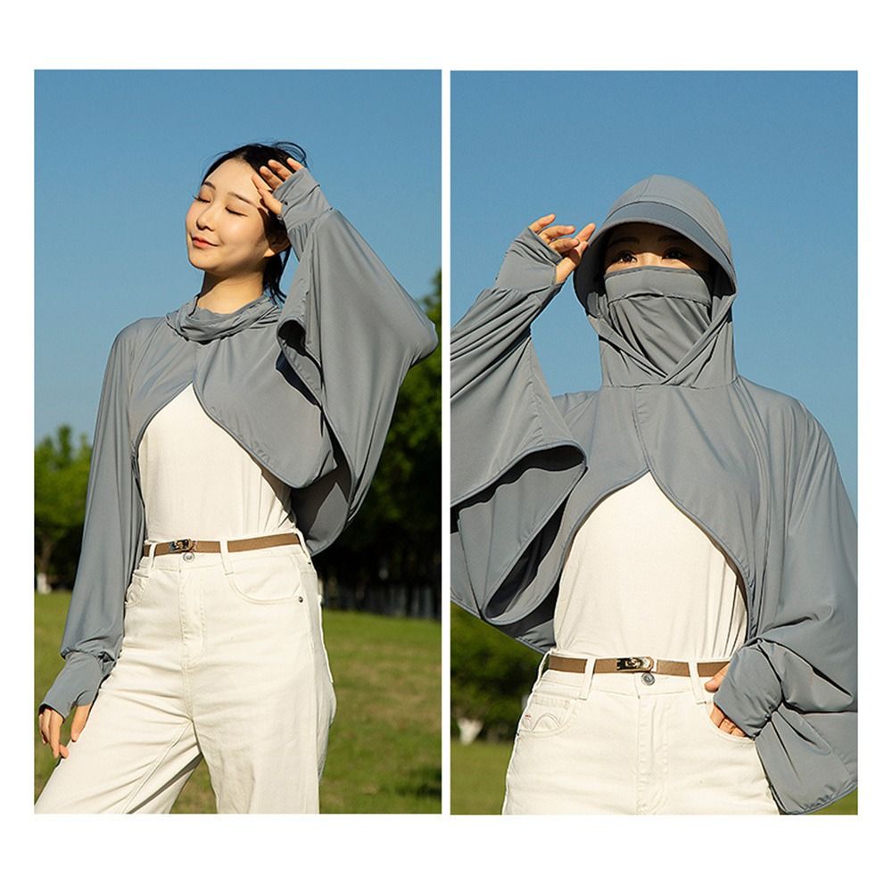 Ice Silk Sunscreen Shawl Long  - Summer Uv Clothing review and price