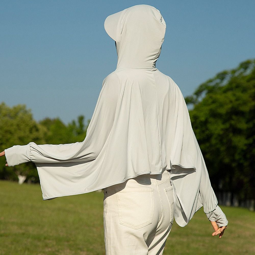 Ice Silk Sunscreen Shawl Long  - Summer Uv Clothing review and price