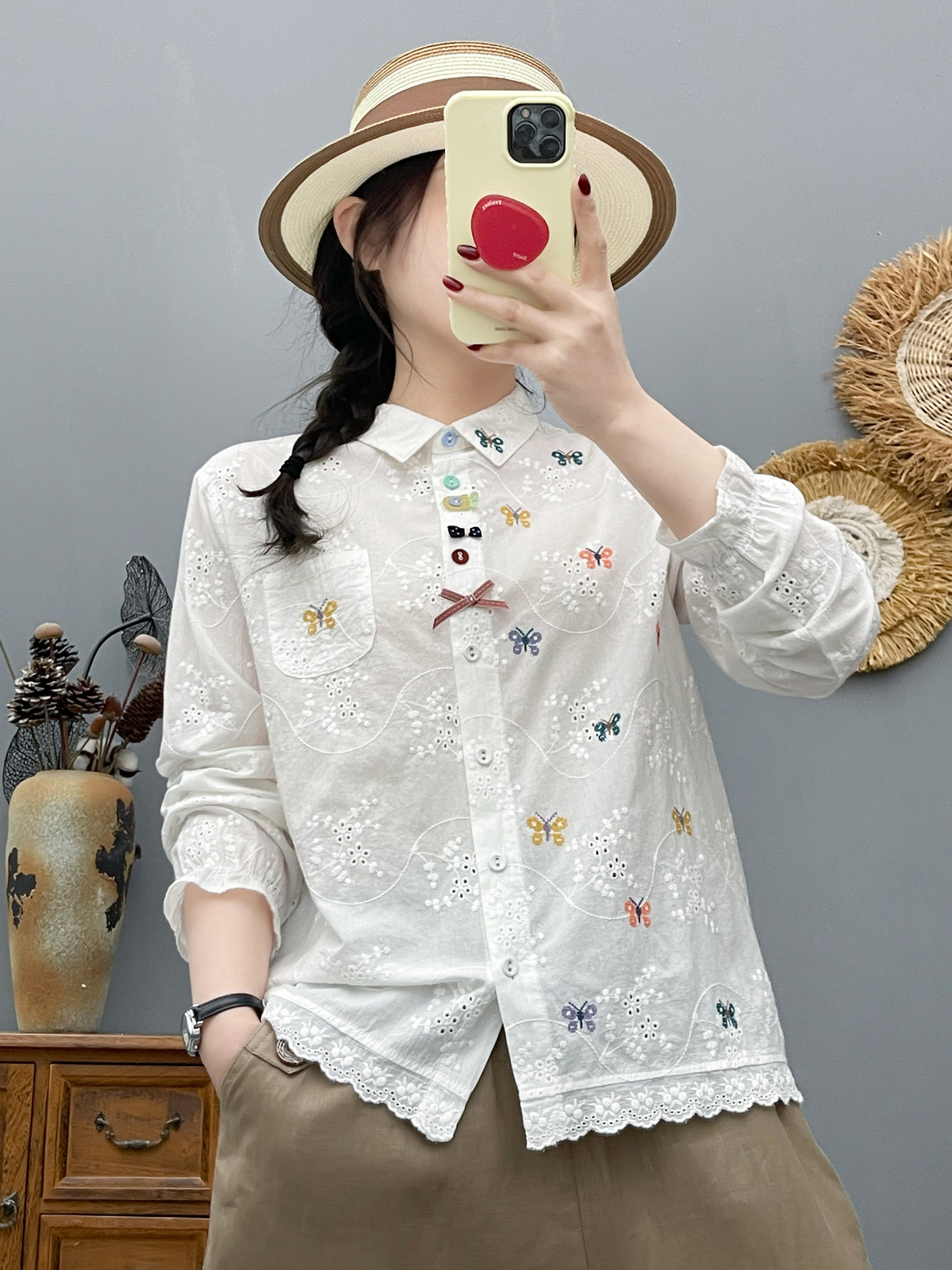 Women's Bohemian Blouse Ethnic - Summer Clothing For Japan review and price