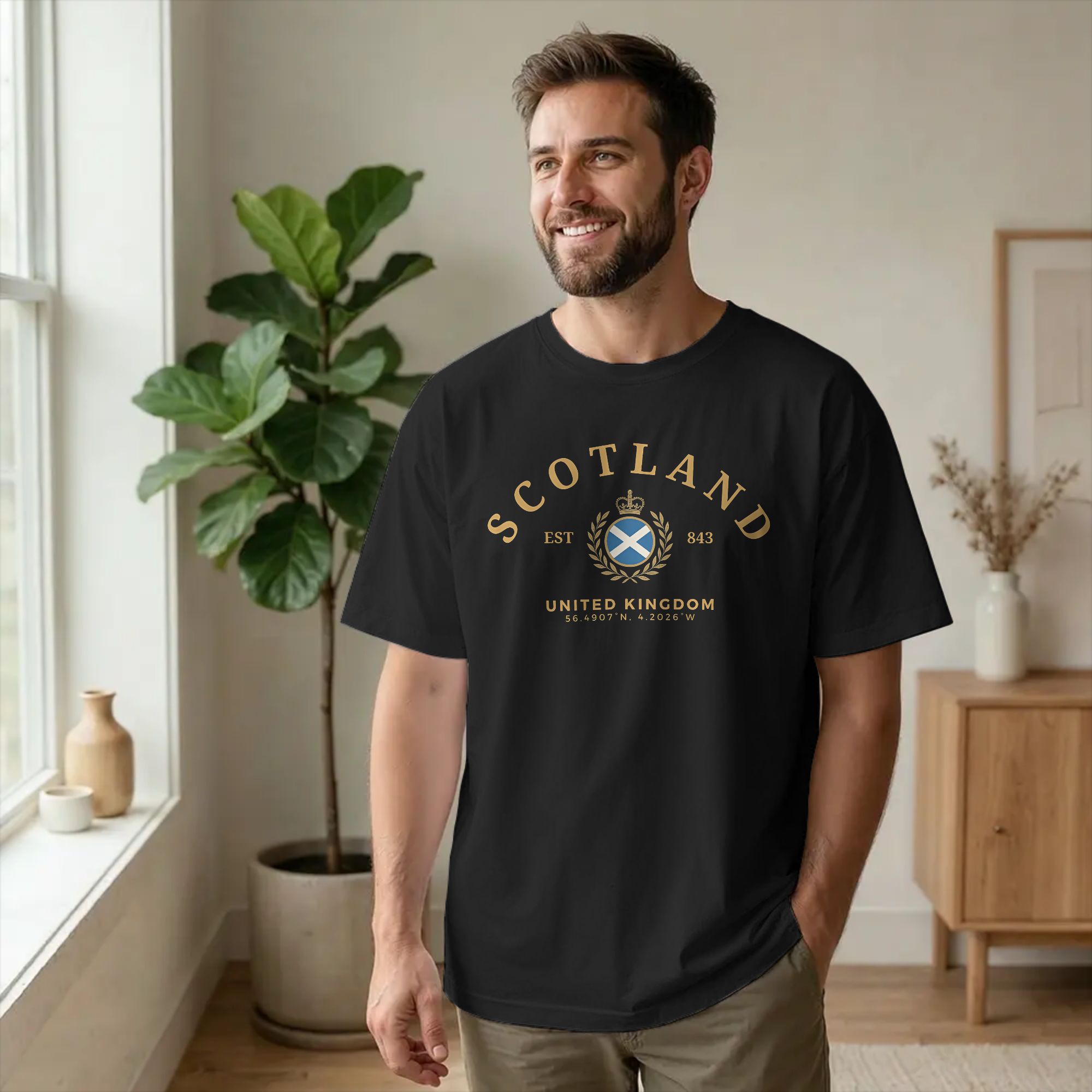 Men's T-Shirt Scotland Scottis - Summer Clothing Uk Men review and price