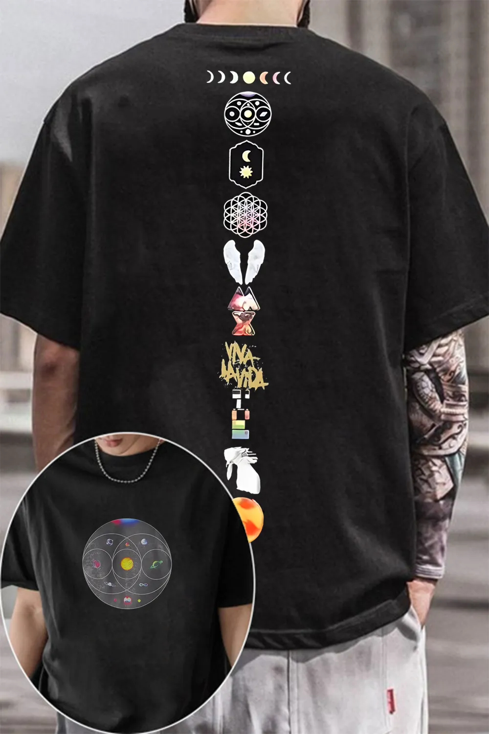 Uk Band Cold-plays TShirt Mens - Summer Clothing Uk Men review and price