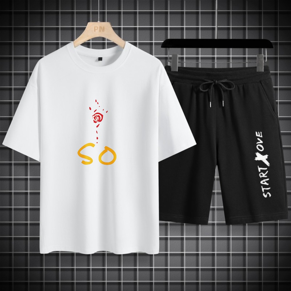1pcs Men's t-shirt Sets 2026 S - Summer Clothing Drip review and price