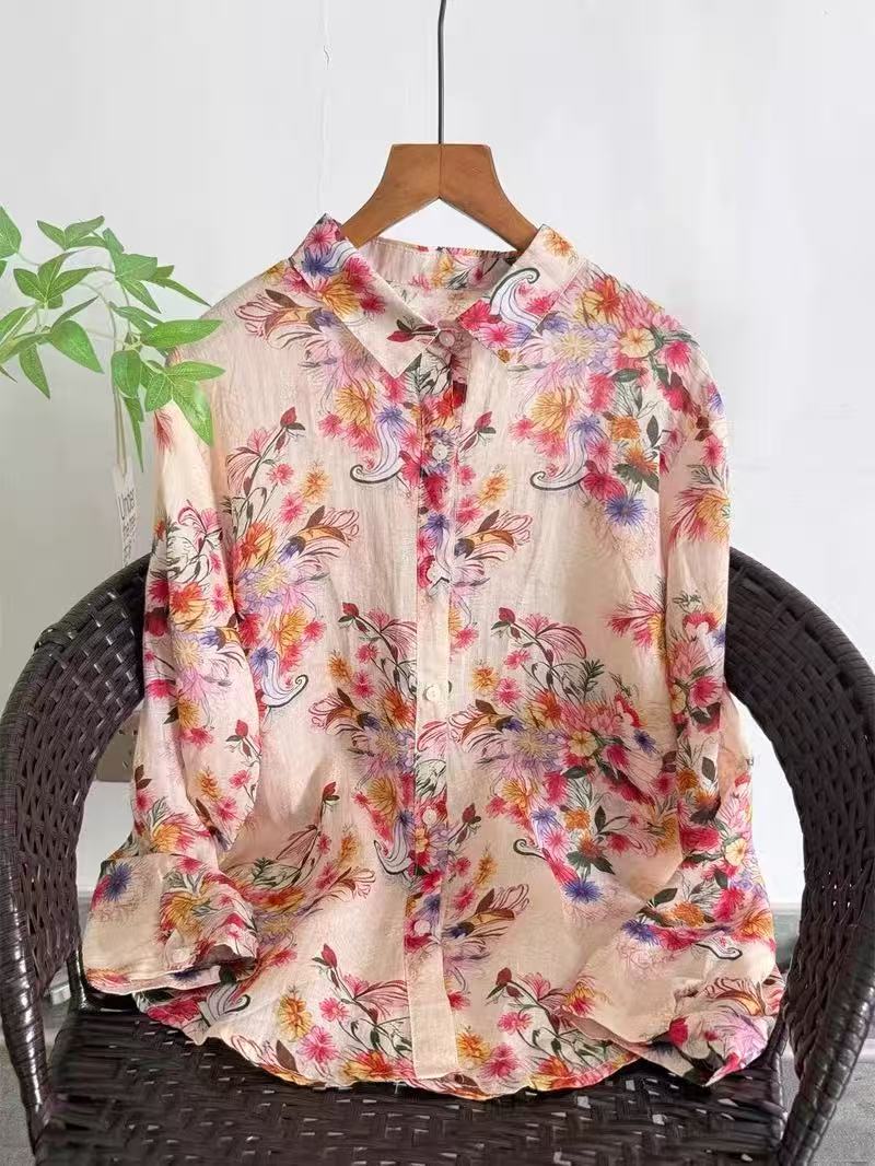 100% Ramie linen shirts and bl - Summer Clothing For Japan review and price