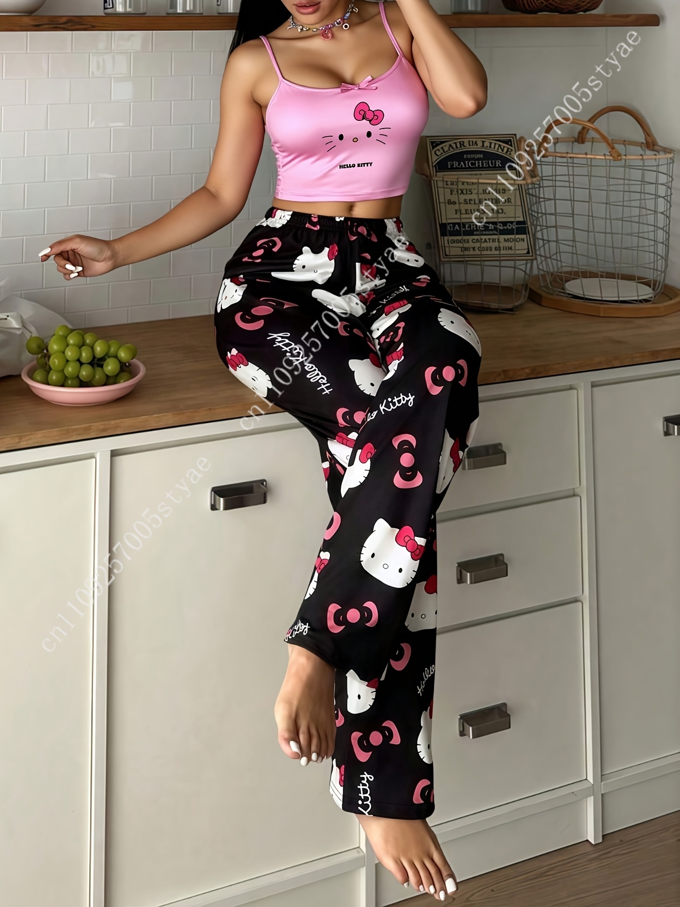 2pcs Sanrio Hello Kitty Pajama - Halter Neck Top review and price