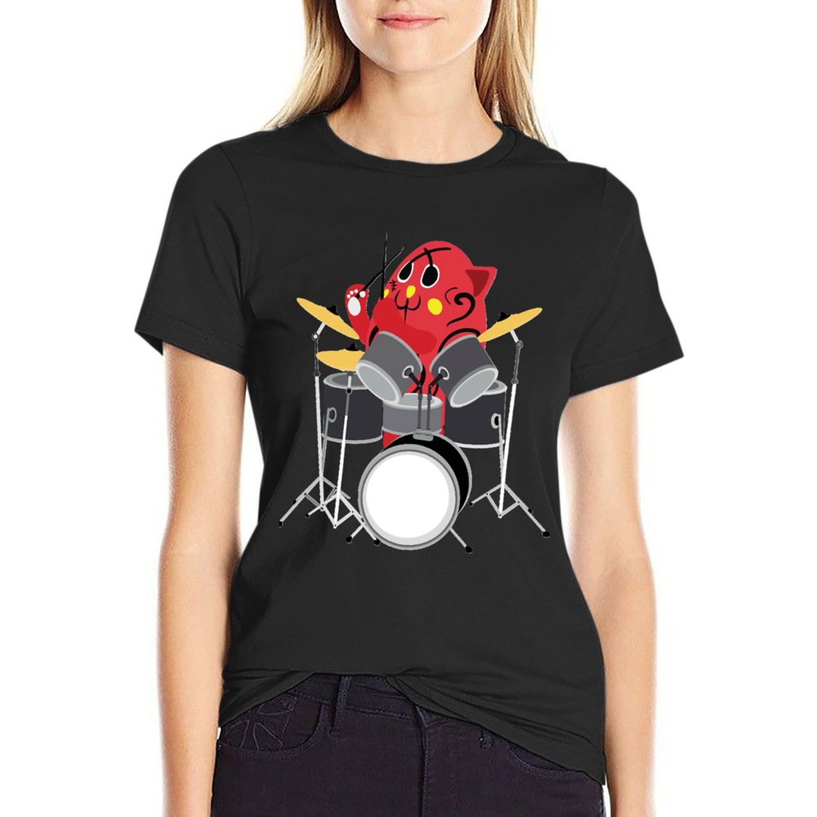 Nyango Star Mascot Drummer T S - Summer Clothing Essentials Women review and price