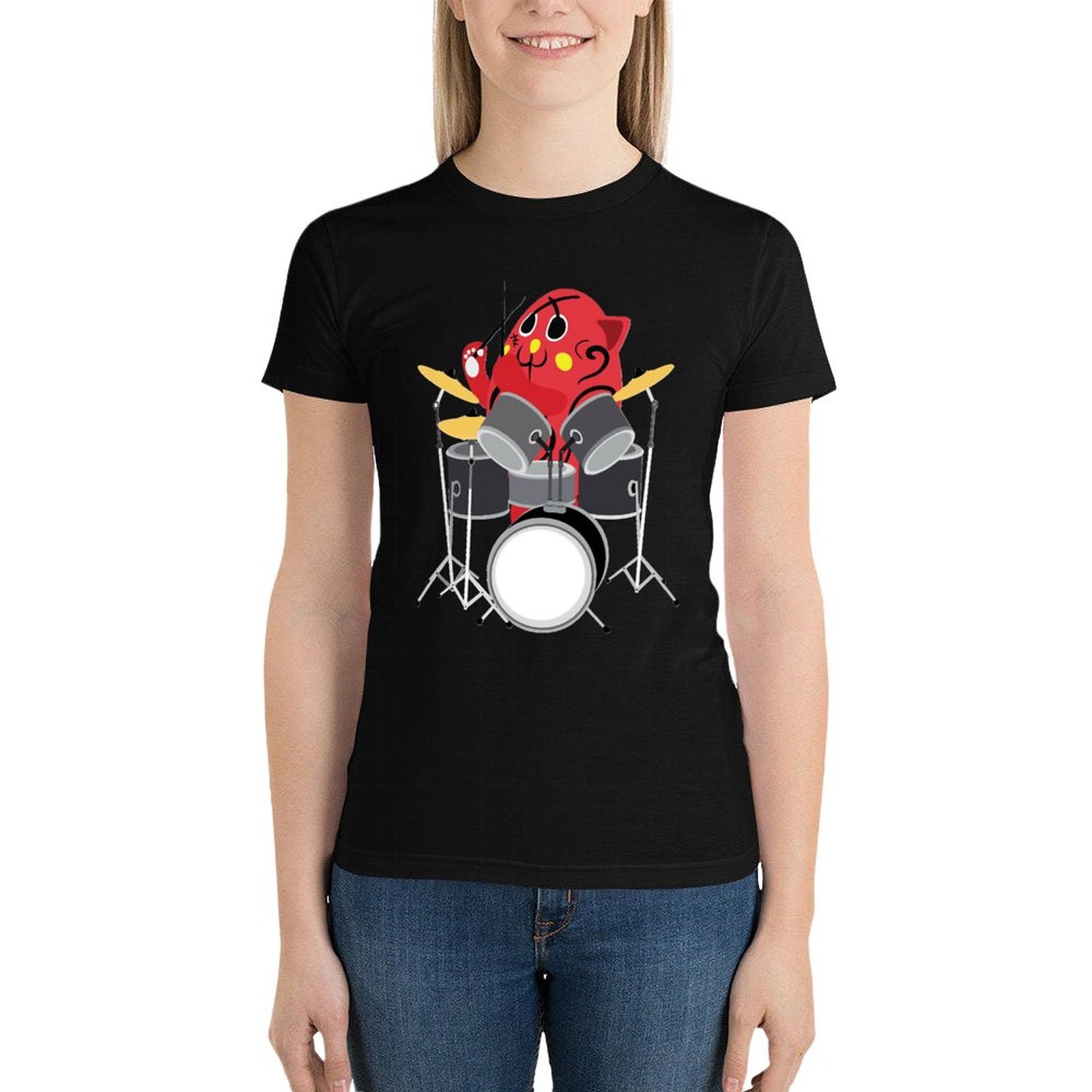 Nyango Star Mascot Drummer T S - Summer Clothing Essentials Women review and price
