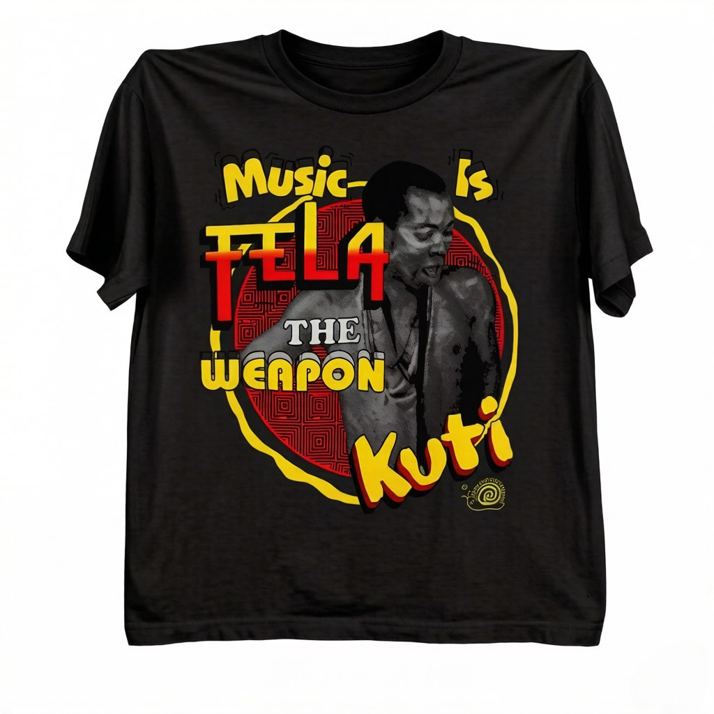 Fela Kuti WHITE T Shirt Short  - Summer Clothing Drip review and price
