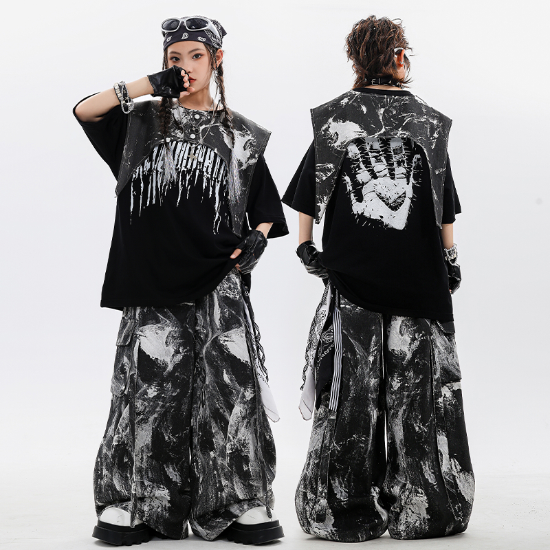 Kids Hip Hop Clothing Sets Gra - Summer Clothing Drawing For Kids review and price