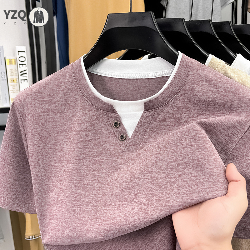 Mens Short Sleeve T Shirt Henl - Summer Clothing For Young Men review and price