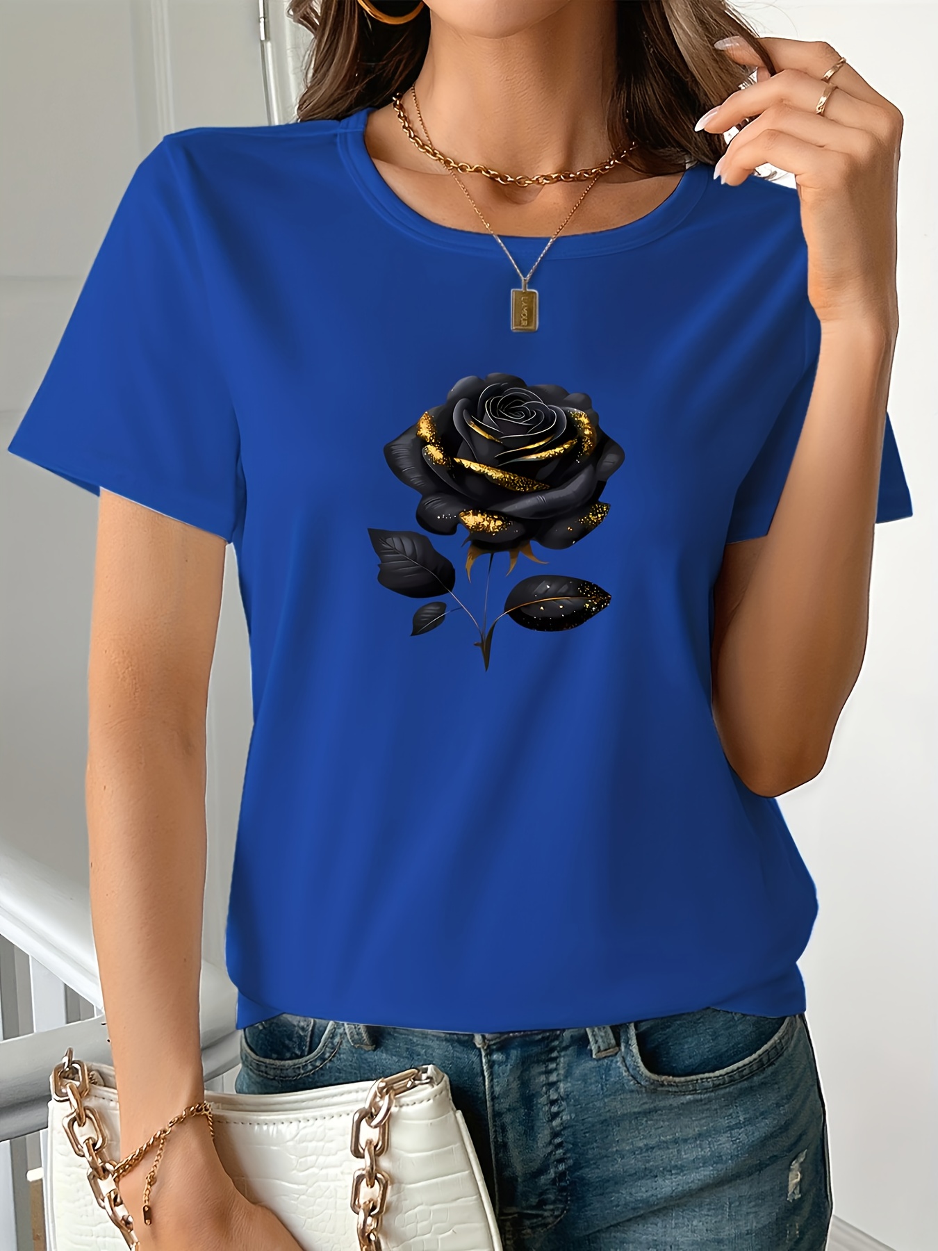 Women's Plus Size Oversized Bl - Summer Rose Clothing review and price