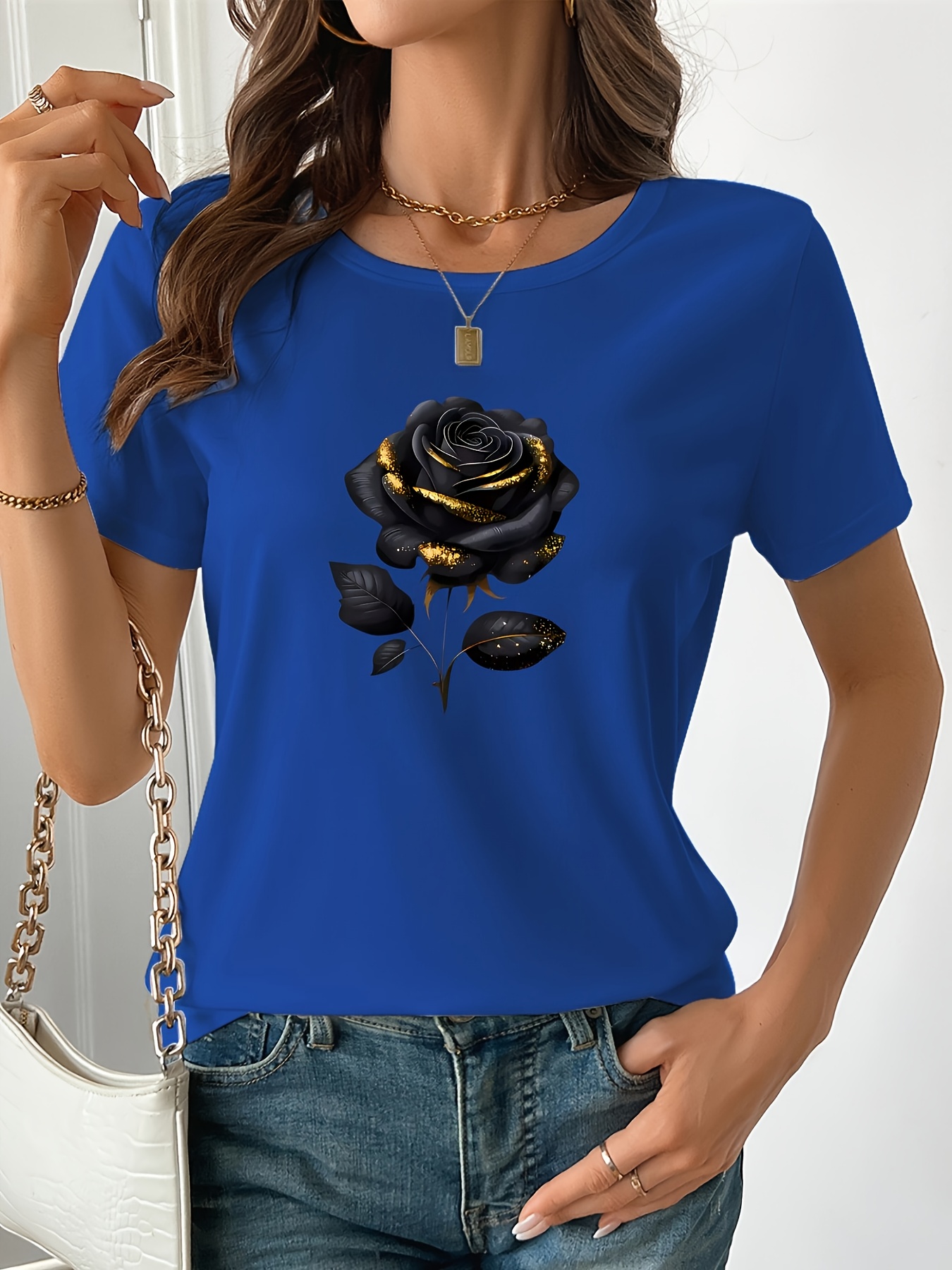 Women's Plus Size Oversized Bl - Summer Rose Clothing review and price