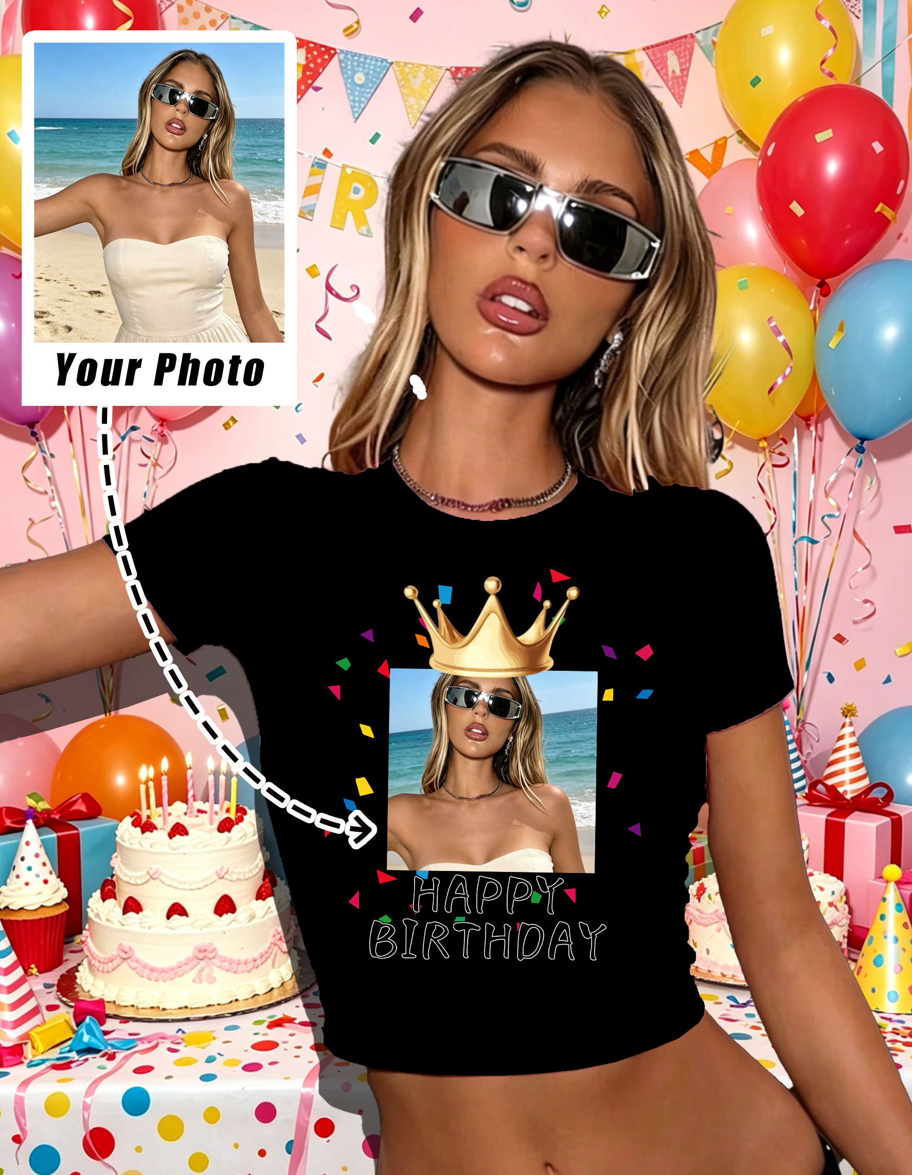 Custom Graphic Logo  Slim T Sh - Summer Clothing Juniors review and price