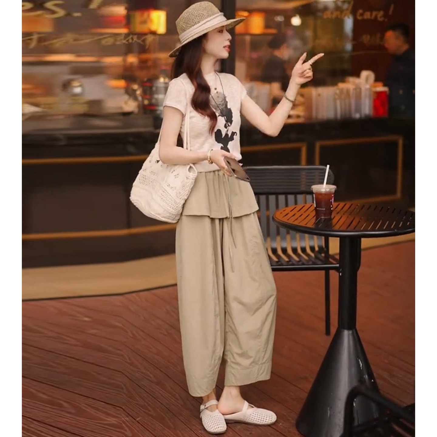 Summer Rose Print Knitted Shor - Summer Rose Clothing review and price